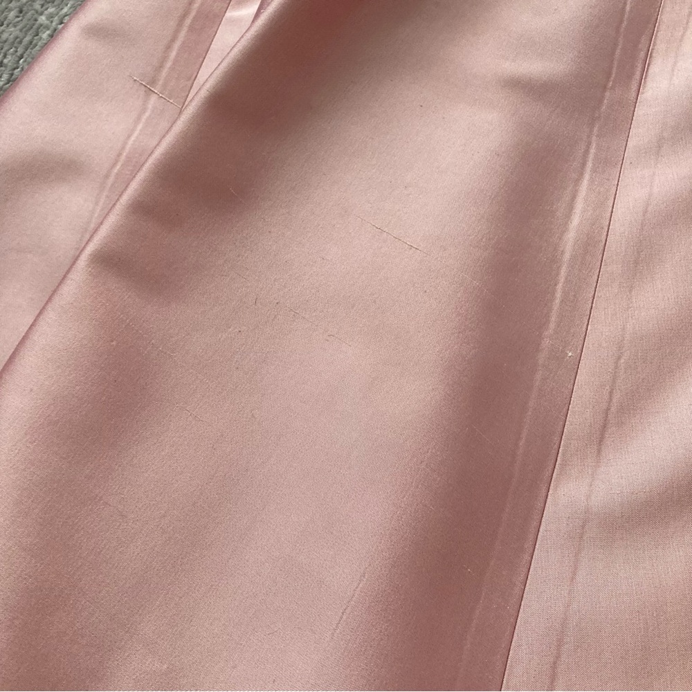 Laundry by Shelli Segal‎ 100% Silk Ice Pink Gown 4 Sweetheart Neckline - Picture 6 of 8